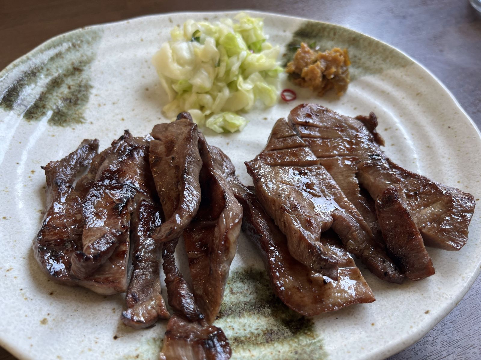 牛タンミックス焼き定食